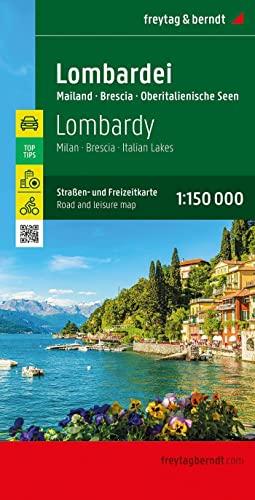Mappa Stradale e Turistica Lombardia 1:150.000 Freytag & Berndt