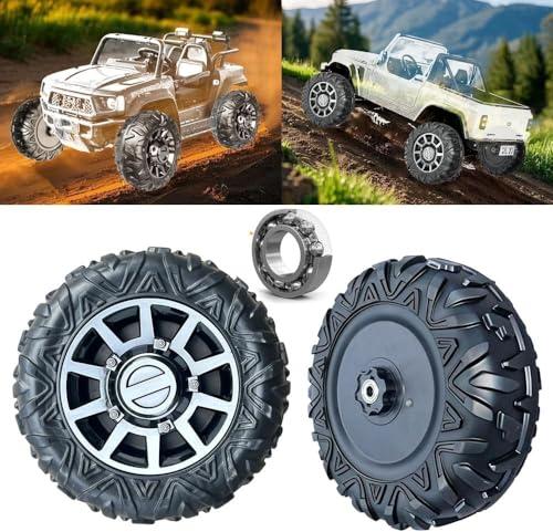 Kit 4 Ruote Gomma PU Universali Auto Elettriche Bambini