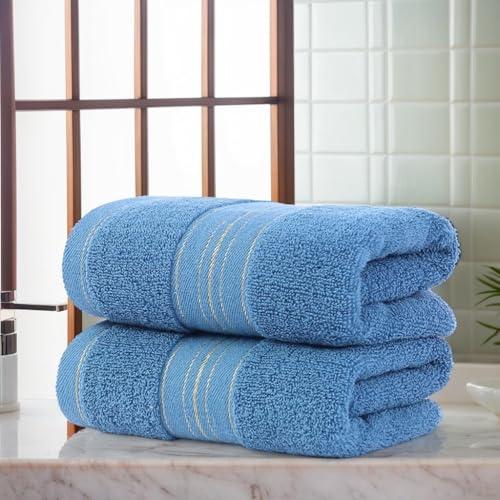 Asciugamano da bagno ultra morbido in cotone con design moderno e chic, asciugatura rapida e assorbente, per la pulizia della casa e della cucina