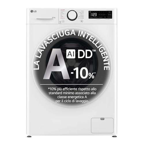LG D2R3S08NSWW Lavasciuga Slim AI DD