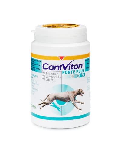 Vetoquinol - Caniviton Forte Plus, mangime complementare per cani e gatti, 90 compresse