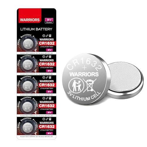 Warriors 5X Batteria CR1632