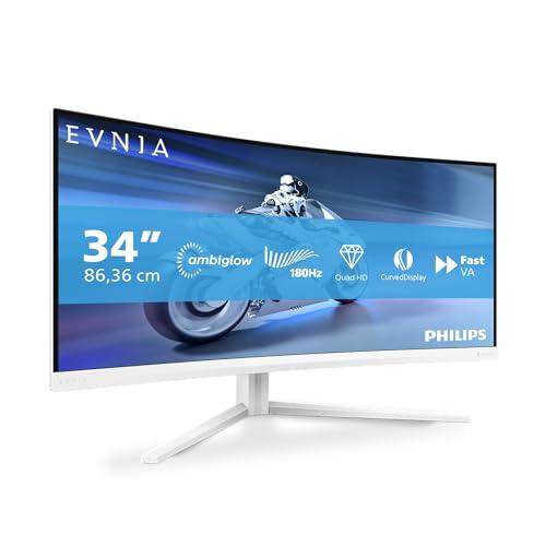 Philips Evnia 34M2C5501A - Monitor Gaming Curvo WQHD 34