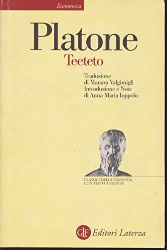 Teeteto. Testo greco a fronte - GLF editori Laterza