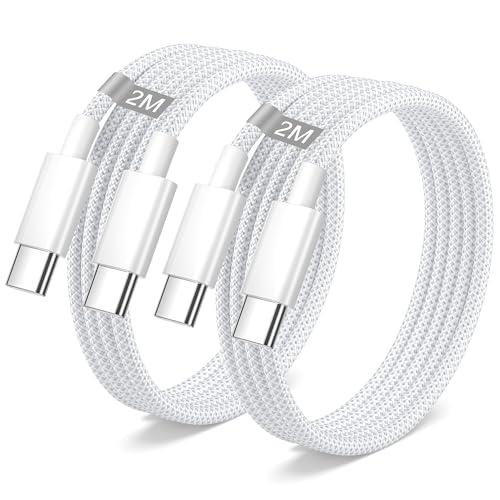 Cavo USB Type-C 2 Metri Ricarica Rapida 60W per iPhone 15 16 e Dispositivi USB-C