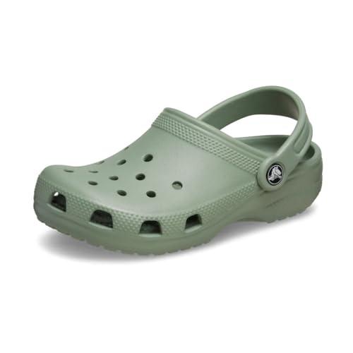 Crocs Classic Clog K, Zoccoli Unisex - Bambini e Ragazzi, Moss
