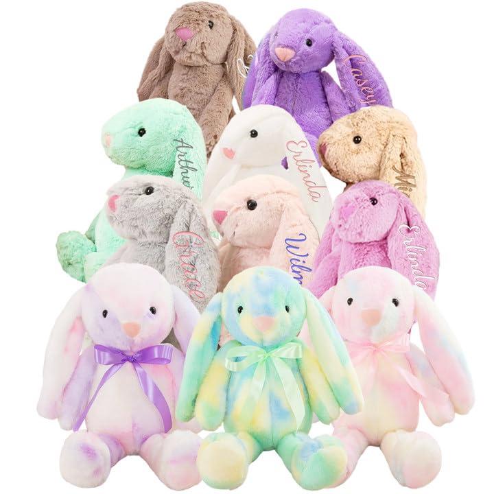 Coniglietto di peluche personalizzato con nome