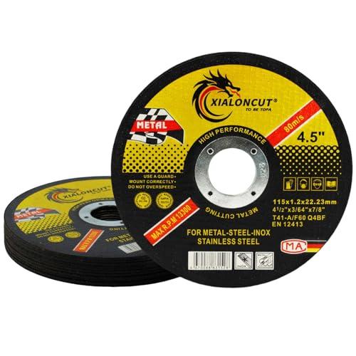 NUTKIT 12 Dischi da Taglio 115mm per Metallo e Acciaio INOX