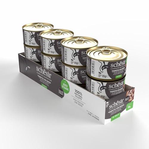 Schesir Tonnetto con Seppie in Gelatina per Gatti Adulti