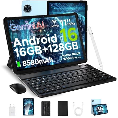 DOOGEE U11 Tablet Android 16: 11 Pollici, 16GB+128GB, Penna, Tastiera e Mouse Inclusi