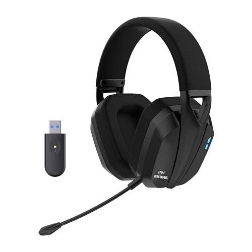 Akuma Seinen H01 Cuffie Gaming Wireless Nere