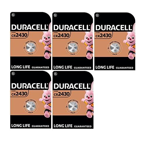 Duracell CR2430 - Confezione da 5 Blister (5 Batterie al Litio)