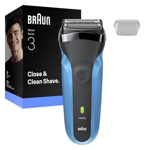 Braun Series 3 310S Rasoio Elettrico Barba Wet&Dry Blu