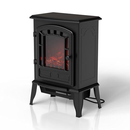 Juskys Camino elettrico 2000 W - Nero