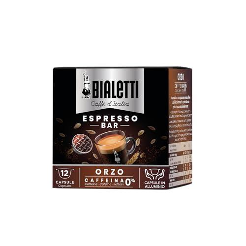 Bialetti Caffè d'Italia Orzo - 12 Capsule Alluminio Sistema Chiuso