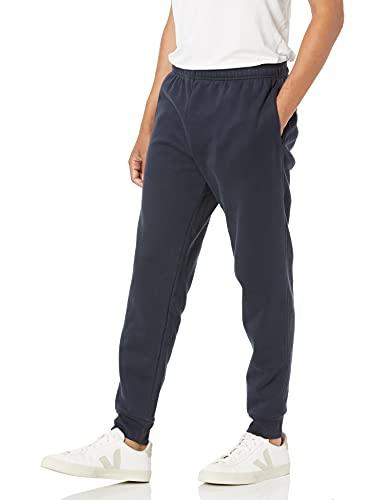 Amazon Essentials Pantaloni della Tuta in Pile Uomo, Blu Marino, L