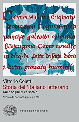 Storia dell'italiano letterario dalle origini al XXI secolo