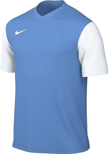 Nike DH8035-412 M NK DF Tiempo Prem II JSY SS T-Shirt Uomo University Blue/White/White Taglia L