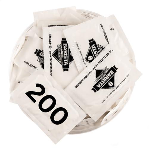 Barista Italiano - Kit 200 Bustine di Zucchero da 4g | Zucchero Bianco