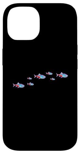 Custodia per iPhone 14 - Pesce Tetra per Appassionati di Acquariofilia