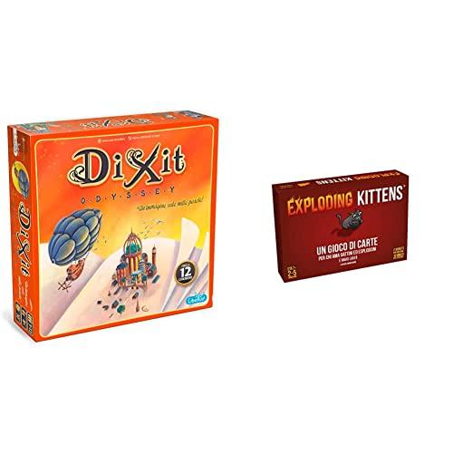 Asmodee Italia: Dixit Odyssey & Exploding Kittens - Set di Giochi da Tavolo e di Carte per Serate Indimenticabili