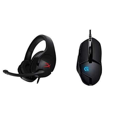 Bundle HyperX Cloud Stinger Cuffie Gaming Nere e Logitech G402 Hyperion Fury Mouse Gaming