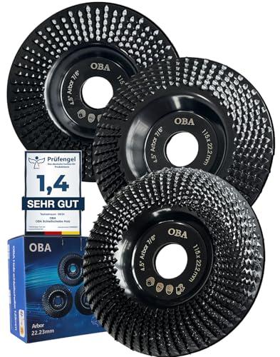 OBA Kit Dischi Abrasivi per Smerigliatrice Angolare, 115mm