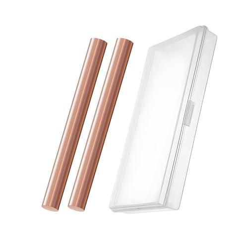 RRRST 10 pezzi Barre di Rame Puro - 5mm x 100mm per Artigianato e Modelli