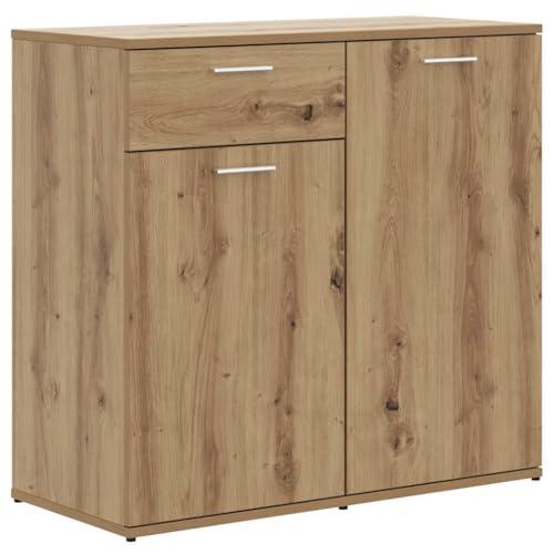 Credenza Rovere Artigianale VidaXL, 80 cm