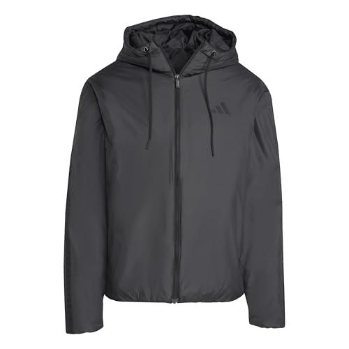 adidas Uomo Essentials CLIMAWARM 3 Stripes Insulated Hooded Jacket