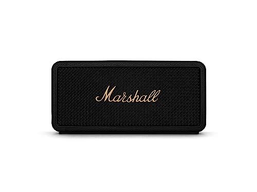Marshall Middleton Altoparlante Bluetooth portatile senza fili - Nero & Ottone