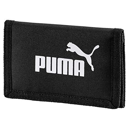 Puma Phase Wallet, Portafoglio Unisex Adulto, Poliestere, Nero, Taglia Unica