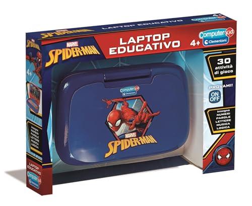 Clementoni Computer Kid Spiderman - Laptop Educativo per Bambini