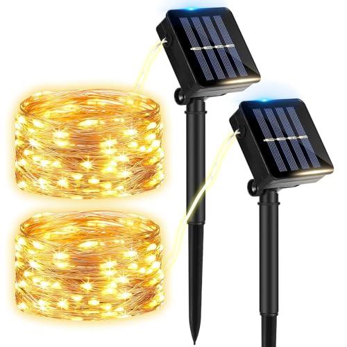 Catena Luminosa Solare da Esterno 12m 120 LED