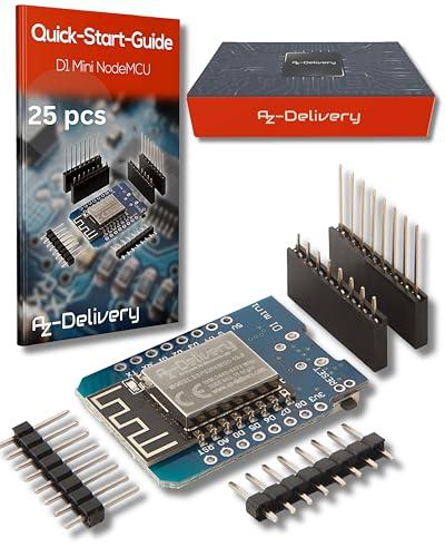 AZDelivery 25 x D1 Mini NodeMcu ESP8266-12F