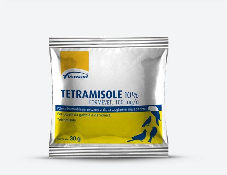 Tetramisole Polvere Idrosolubile per Uccelli da Gabbia e Voliera - Vermifugo