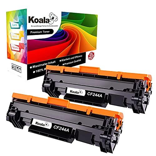 Koala Cartucce Toner Compatibili HP 44A CF244A Multipack (Nero, Pacco da 2)