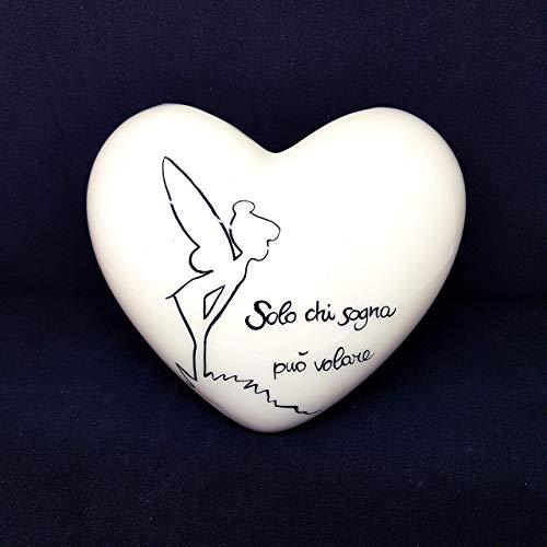 Umidificatore per Termosifone in Ceramica a Forma di Cuore