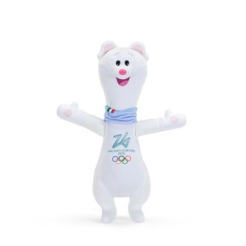 Trudi Mascotte dei Giochi Olimpici Invernali di Milano Cortina 2026 | 18x12x12 cm taglia XS | modello 68252