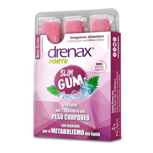 DRENAX FORTE SLIM GUM - Gomma da Masticare Dimagrante Menta
