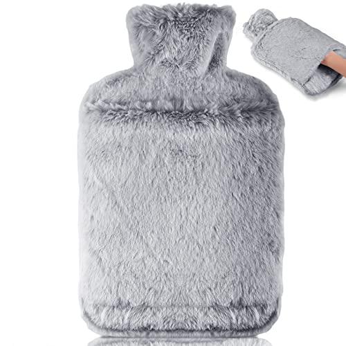 BOLEi Borsa Acqua Calda 2L con Tasca a Marsupio - Grigio