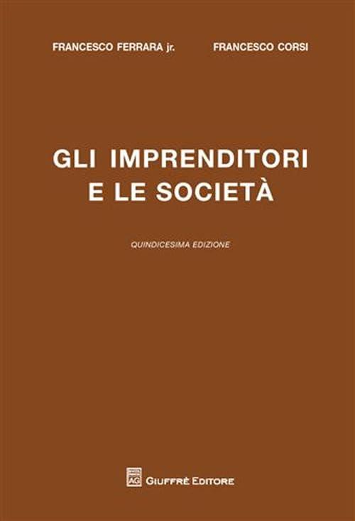 Gli imprenditori e le società - XV Edizione