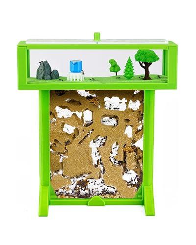AntHouse - Formicaio di Sabbia | Kit T 3D 15x15x1,5 cm | Fattoria di Formiche Verde | Formiche Incluse