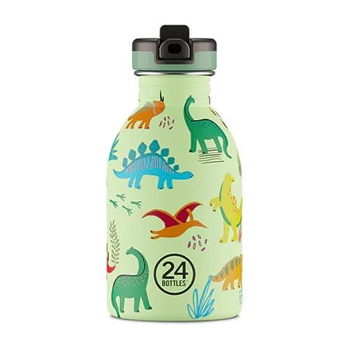 24Bottles Kids Bottle - Borraccia in Acciaio Inox Jurassic Friends 250ml