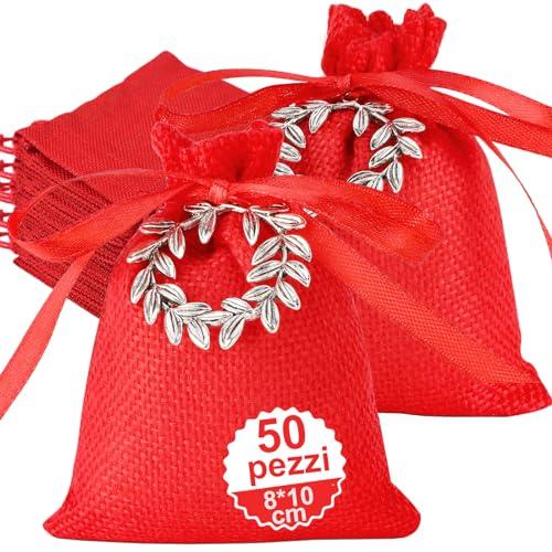 Sonekin 50pz Bomboniere Laurea Rosse - Stile B