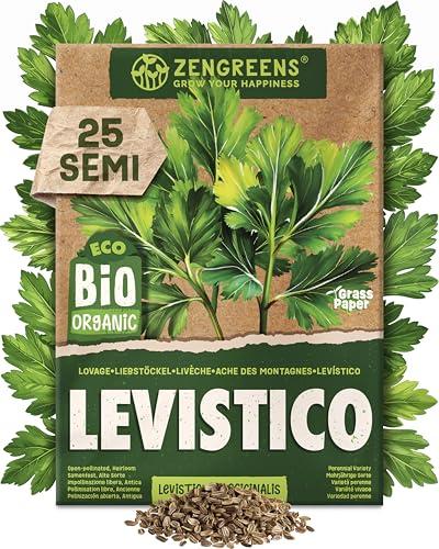 Semi di Levistico Biologico ZenGreens® - Erba Aromatica per Giardino, Balcone e Cucina