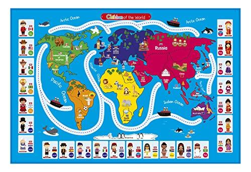 Tappetone Educativo Area Gioco - Scopri il Mondo con la Realtà Aumentata