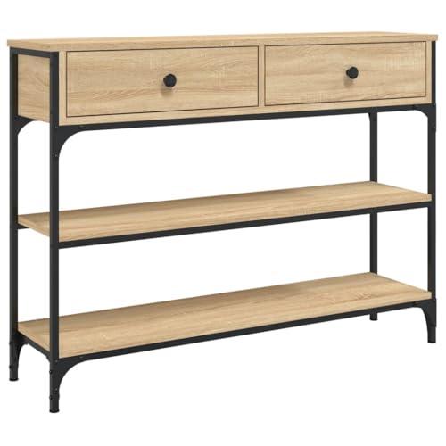 vidaXL Tavolo Consolle Rovere Sonoma