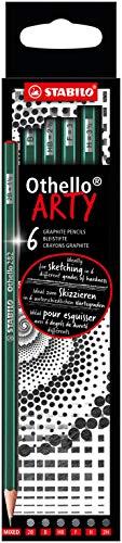 STABILO Othello ARTY - Matite in Grafite - Astuccio da 6 Gradazioni Miste