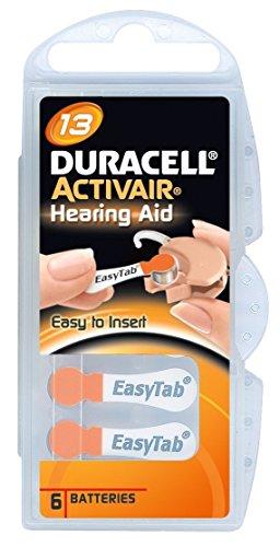 Duracell Activair Batterie per Apparecchi Acustici Taglia 13 - 60 Pezzi